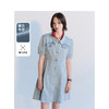 Teenie Weenie小熊简约牛仔连衣裙女夏季女短裙TTOJ242601P 商品缩略图0