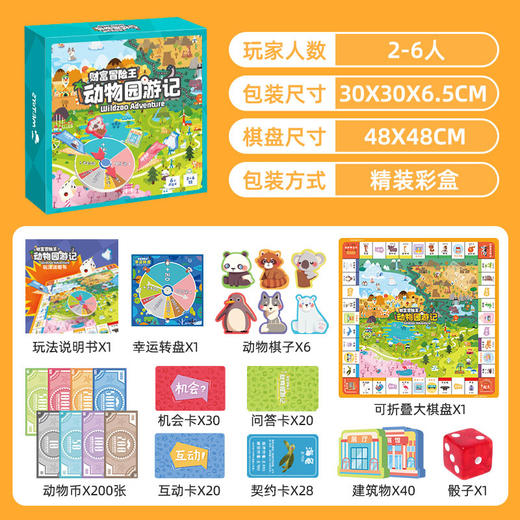 玩具先生财富冒险王环游中国财商桌游儿童亲子互动益智玩具桌游_ym 商品图5