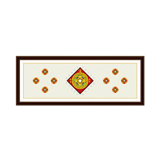 九星系列 九星罗盘装饰画 长方形款 商品图0