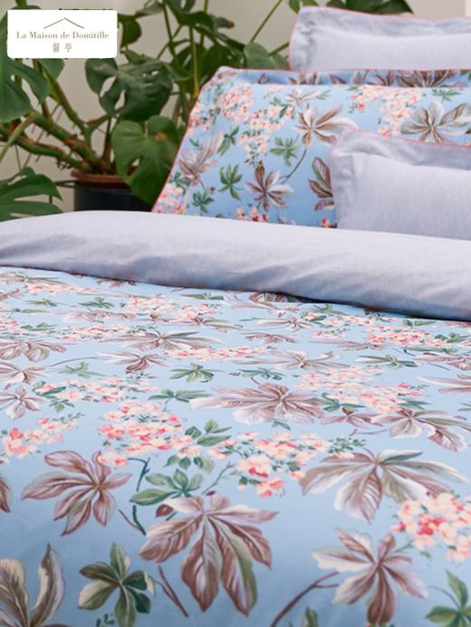 馨亭床上花卉四件套60支全棉靠垫套小抱枕床笠床盖艾尔希亚系列 商品图3