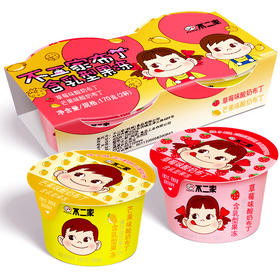 不二家布丁果冻芝士+香草170g（2杯）