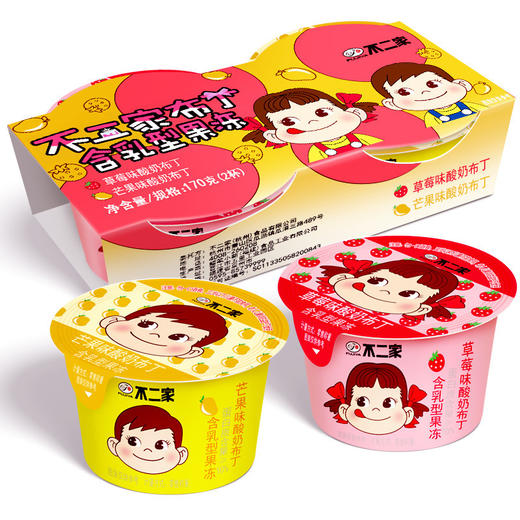 不二家布丁果冻芝士+香草170g（2杯） 商品图0