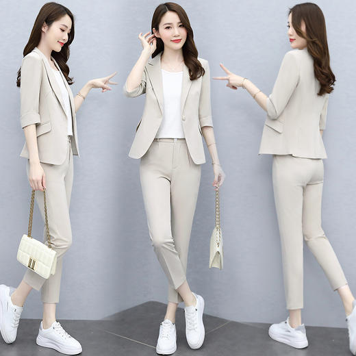 小西装休闲时尚气质，职业西服两件套HR-HRYZ7250 商品图3