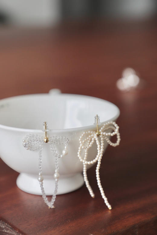 不退换「蝶恋珠」手工串珠耳饰|现货 商品图9