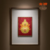 太铜《福禄到家 景泰蓝画（十周年纪念版）》客厅玄关装饰画 商品缩略图5