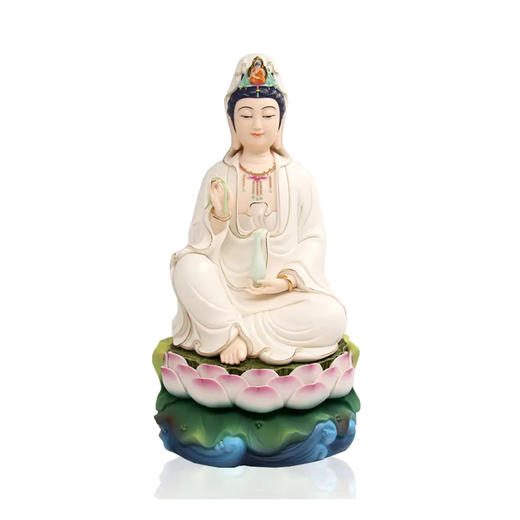 观音（白衣）慈颜佛像 商品图0