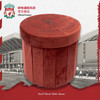 利物浦俱乐部官方商品 | 酒红色绒面可折叠储物凳沙发凳足球周边 商品缩略图1
