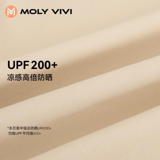 【不含口罩】MOLYVIVI修身防晒衣女海边夏季防紫外线冰丝凉感专业防晒服2024新 商品图1