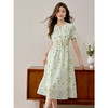 【专属特价】熙世界气质薄荷绿碎花连衣裙女2025年新款法式度假风夏季雪纺裙子 商品缩略图0
