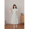 鹿向南【竹风】清冷感新中式国风连衣裙夏季新款女纯色裙子QYM001580 商品缩略图1