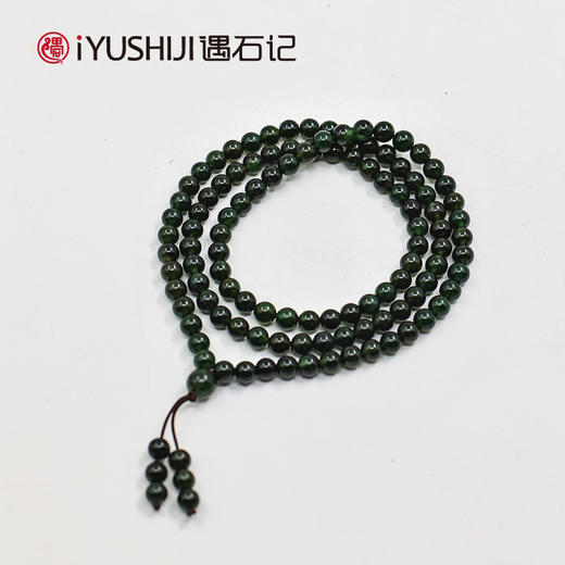 遇石记【泰山碧玉】108圆珠手串 商品图4
