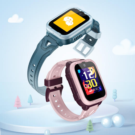 【超值】360儿童电话手表10X 微信QQ儿童手表版 10重定位 超长续航 4G全网通20米防水高清视频通话手表男女孩 海盐蓝 商品图0