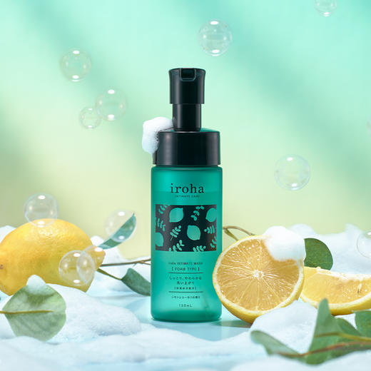 iroha 限定！柠檬桉树香 日本女性私密处护理清洁泡沫祛味洗护液滋润 商品图0