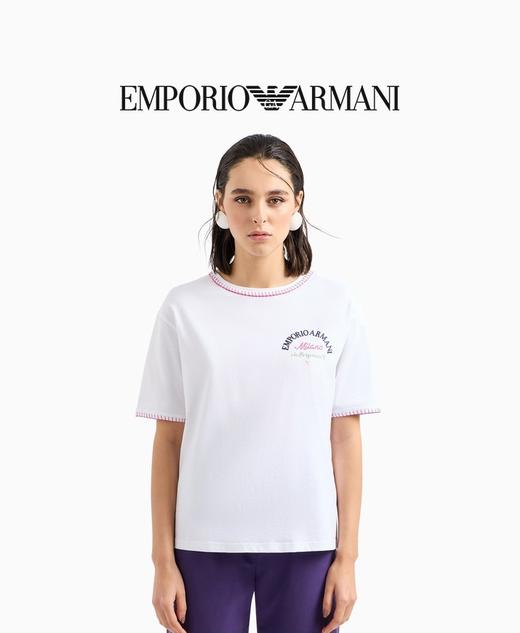 E ARMANI T恤衫女  3D2T8E2JIDZ-0100 . 商品图1