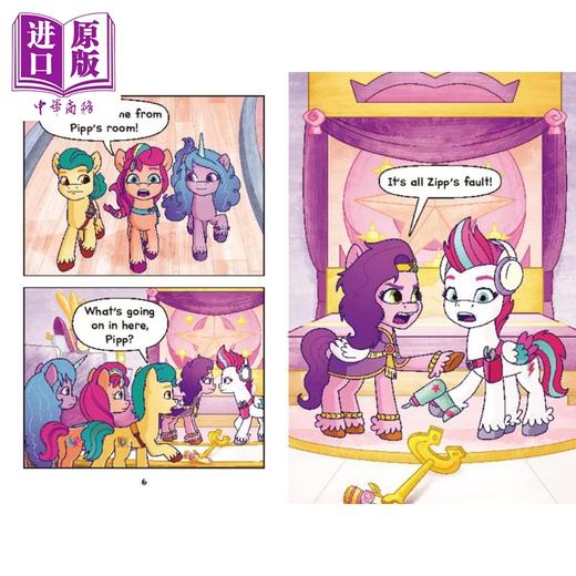 【中商原版】My Little Pony 小马宝莉 I Can Read我可以读1级漫画版3册图像小说 Sunnys Day Sister Switch 英文原版进口图书 商品图3