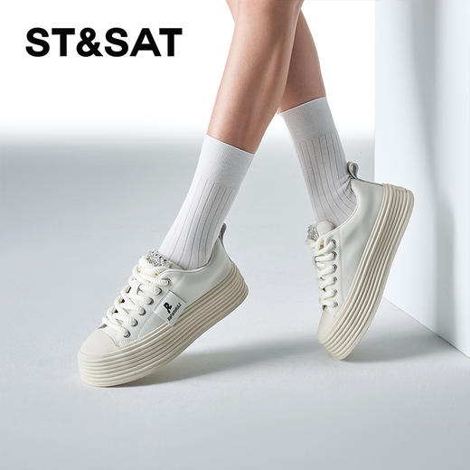 星期六复古牛仔松糕厚底休闲鞋SSC1112348 商品图2