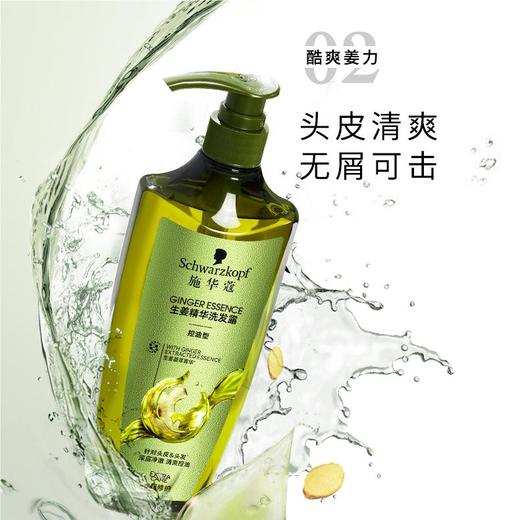 施华蔻（Schwarzkopf）生姜精华修护头皮净澈洗发露600ml{专柜渠道} 商品图3