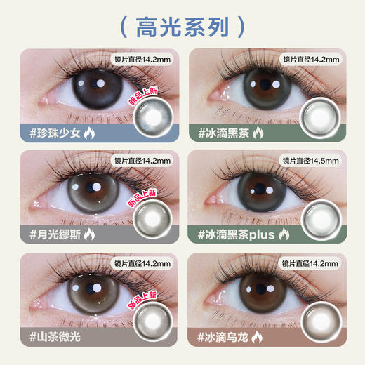 「SVIP专享-名画系列日抛」COFANCY可糖 高光美瞳日抛【下单即赠美瞳佩戴器】 商品图3