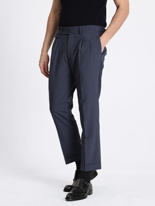 callisto深灰绵羊毛混纺西裤 STBWP050C 商品图1