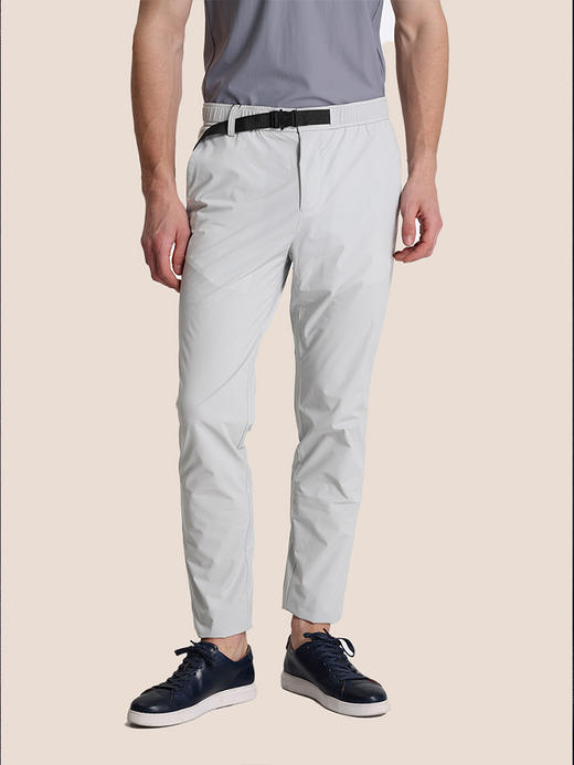 callisto灰色聚酯纤维休闲裤 STCPW020C 商品图0