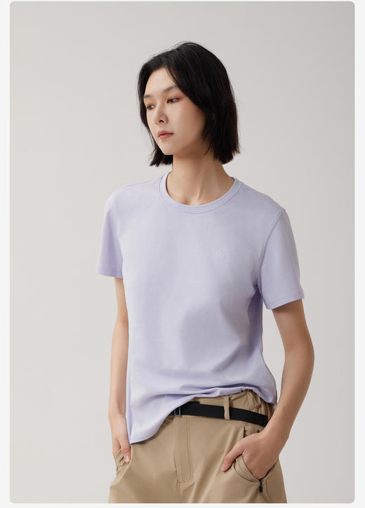 Fjallraven/北极狐女士圆领短袖T恤百搭上衣01221254 商品图2