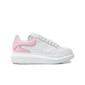 ALEXANDER MCQUEEN 亚历山大.麦昆 女士粉色尾阔型休闲运动鞋 白色 781472 WHJE5 8748