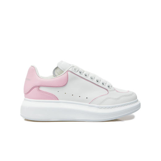ALEXANDER MCQUEEN 亚历山大.麦昆 女士粉色尾阔型休闲运动鞋 白色 781472 WHJE5 8748 商品图0