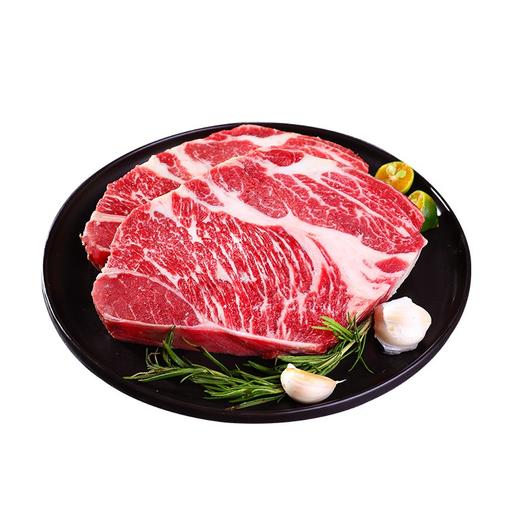 安格斯牛M3+原切上脑牛排330g/袋 商品图0