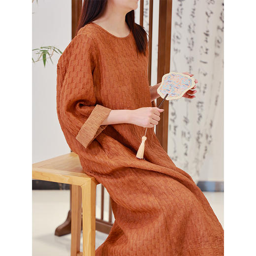 【线上专属】连衣裙（24707612-檀褐） 商品图1