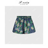 03-5潘依绣丁丁宠粉PanYiXiu/潘依绣【夏日缤纷】花朵满印高级感松紧腰短裤 W-62046 商品缩略图1