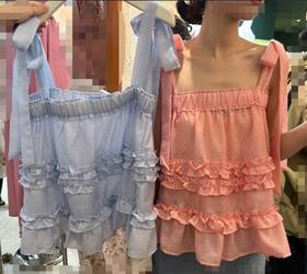 【门店同款】ENJOY夏季浪漫-多巴胺甜美吊带上衣 157643418