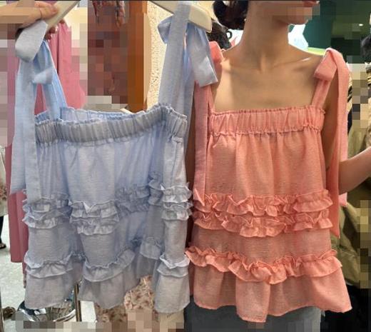 【门店同款】ENJOY夏季浪漫-多巴胺甜美吊带上衣 157643418 商品图0