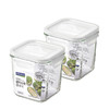 glasslock方形耐热玻璃便当盒保鲜盒900ml白色 商品缩略图0
