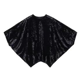 T918夏季潮流复古绒面蝙蝠衣潮流百搭上衣宽松男士短袖设计师T恤