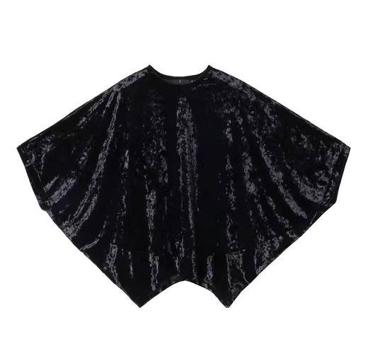 T918夏季潮流复古绒面蝙蝠衣潮流百搭上衣宽松男士短袖设计师T恤 商品图0