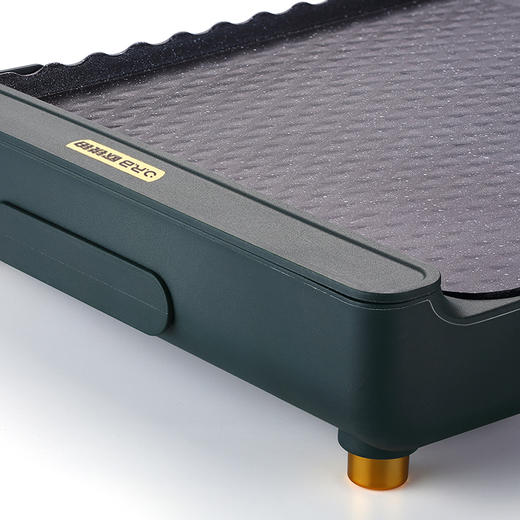 【精选】欧锐铂不粘涂层少油烟分区烧烤盘 5档温控 边缘弧形设计 加热快速均匀 商品图2