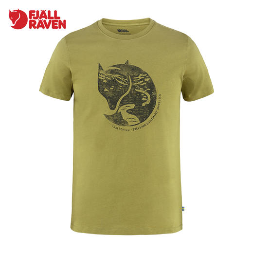 Fjallraven北极狐夏季印花情侣短袖户外运动休闲圆领棉T恤 87220 商品图4