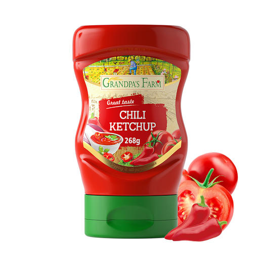 爷爷的农场 辣味番茄沙司 268g*2瓶 商品图1