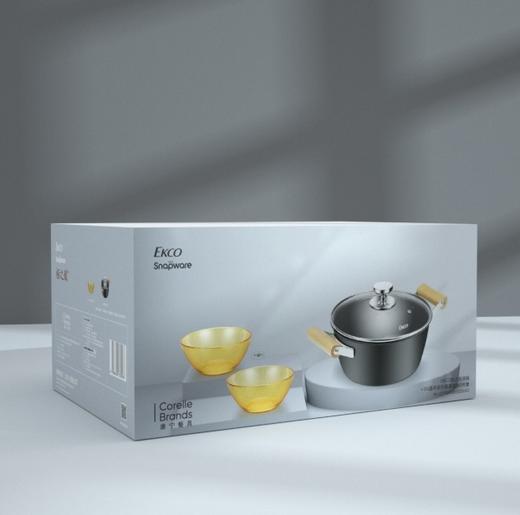 杞冠臻选 |  康宁 极之铁汤锅22cm+晶尊餐具3.3L*2 豪华套装 美国百年品牌 Corelle Brands  EK-JZTTGAMD2DZX/KZ 商品图2