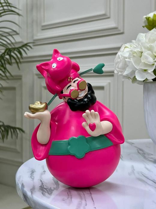 《四喜财神》20cm洋玫红 商品图1