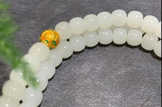 【御珠宫坊·传承系列】108羊脂白玉珠串 商品图5