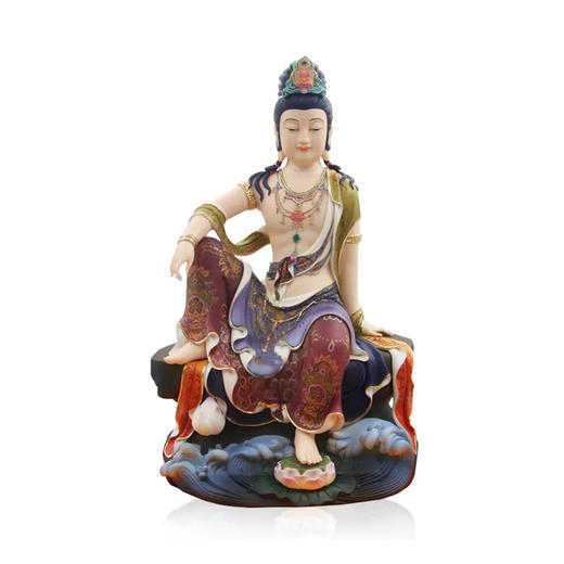 坐岩自在观音佛像 商品图0