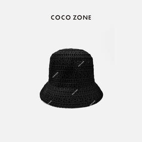 COCO ZONE2024高级感百搭镂空透气渔夫帽遮阳防晒帽CC1A0439
