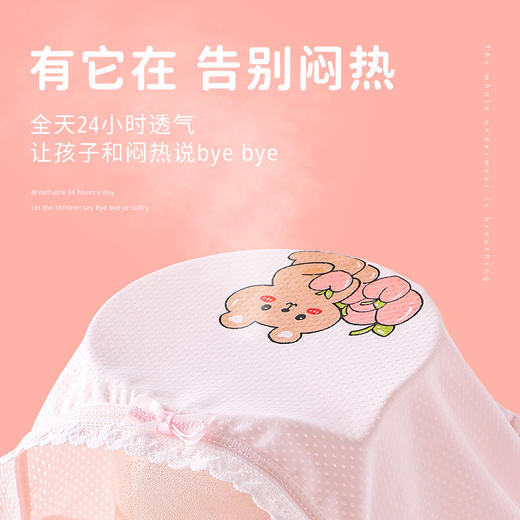 【四条装】璐童梦女童内裤莫代尔平角儿童四角裤夏季薄款女孩冰丝款小童短裤女宝宝15-95斤 商品图5