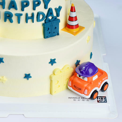 汽车总动员#【新鲜芒果与百利脆脆片夹心，有进口动物淡奶油和混合乳脂奶油可选】 商品图1