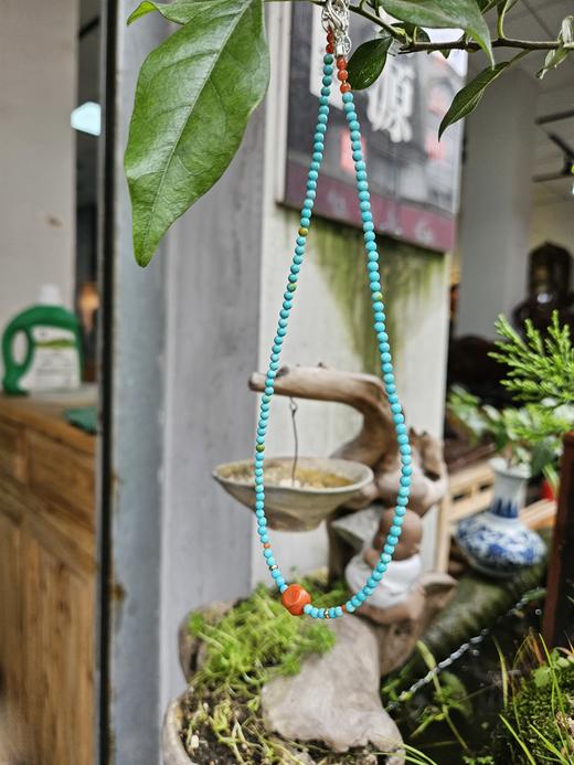 小绿松锁骨项链 商品图1