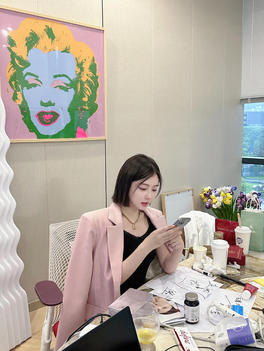 清仓捡漏 LIN CHAO  ZHANG 星空亮片刺绣西装外套 商品图1