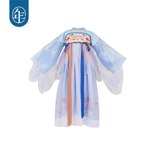 飞羽广袖年衣女童汉服儿童改良唐装襦裙原创古装演出服仙 商品图0