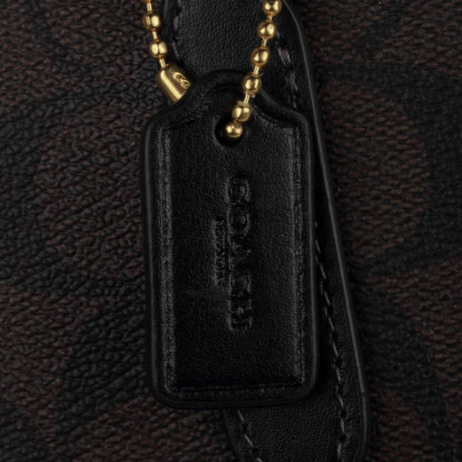 COACH 奥莱款女士PVC配皮单肩斜挎包 商品图8