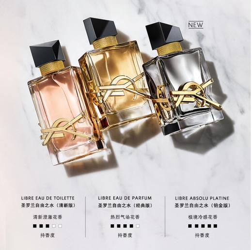 YSL圣罗兰自由之水香水花香调香水礼盒520情人节礼物生日礼物女 商品图2